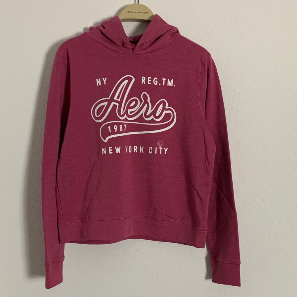 Aeropostale Kids Magenta Hoodie